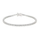 Weißer Topas-Silberarmband (Adela Silber)