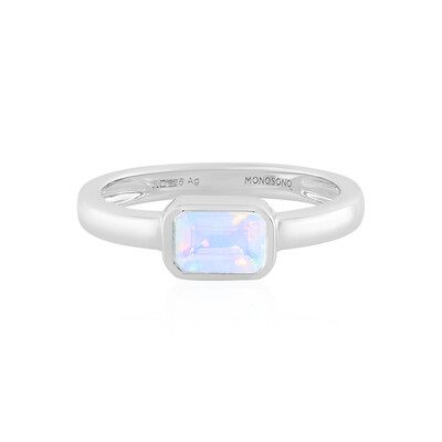 Welo-Opal-Silberring (MONOSONO COLLECTION)