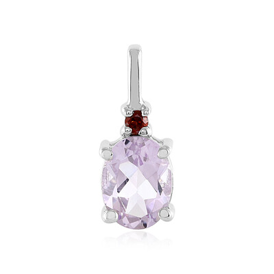 Lavendel-Amethyst-Silberanhänger