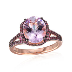 Lavendel-Amethyst-Silberring