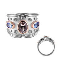 Morganit-Silberring (Dallas Prince Designs)