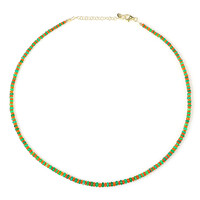 Äthiopischer Opal-Silberhalskette (Riya)