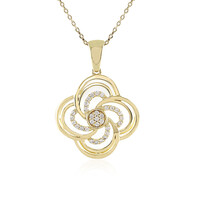 Lupenreiner (F) Brillant-Goldhalskette (LUCENT DIAMONDS)