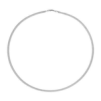 Omega-Silberhalsreif (MONOSONO COLLECTION)