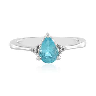 Blauer Apatit-Silberring