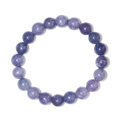 Blauer Quarz-Armband
