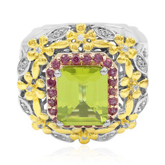 Peridot-Silberring (Dallas Prince Designs)