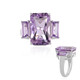 Lavendel-Amethyst-Silberring