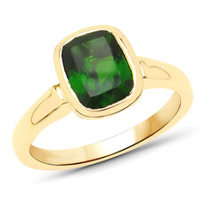 Russischer Diopsid-Goldring