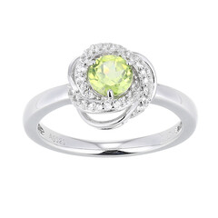 Peridot-Silberring