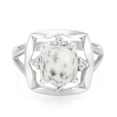 Dendriten-Achat-Silberring