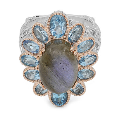 Labradorit-Silberring (Dallas Prince Designs)