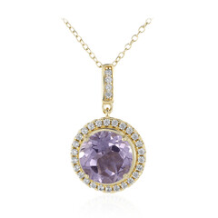 Bolivianischer Amethyst-Silberhalskette