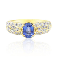 Ceylon-Saphir-Goldring