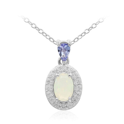Welo-Opal-Silberhalskette