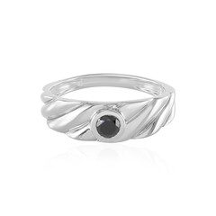 Schwarzer Brillant-Silberring (de Melo)