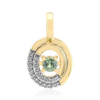 Madagaskar-Demantoid-Goldanhänger