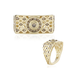 I2 Champagner-Brillant-Goldring (Ornaments by de Melo)