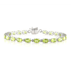 Peridot-Silberarmband