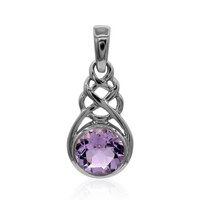 Lavendel-Amethyst-Silberanhänger