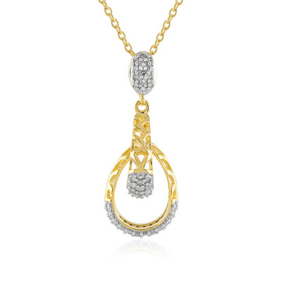 I2 (J) Diamant-Silberhalskette