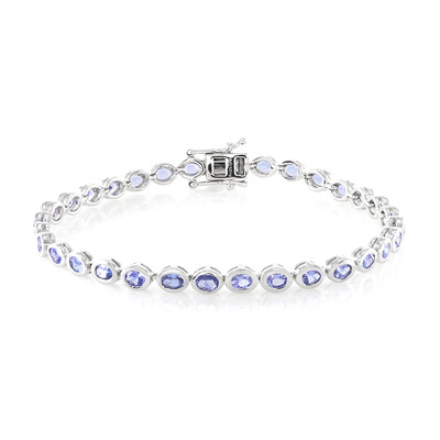 Tansanit-Silberarmband