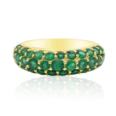 Sambia-Smaragd-Goldring (Adela Gold)