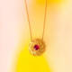 Madagaskar-Rubin-Goldcollier (Ornaments by de Melo)