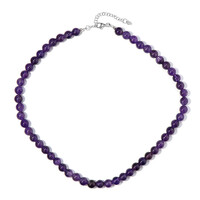 Amethyst-Silberhalskette