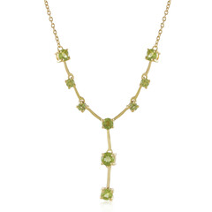 Peridot-Silbercollier