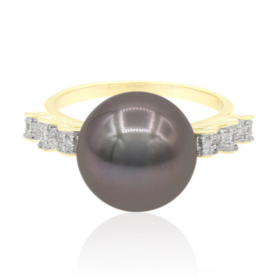 Tahitiperlen-Goldring (TPC)