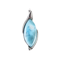 Larimar-Silberanhänger