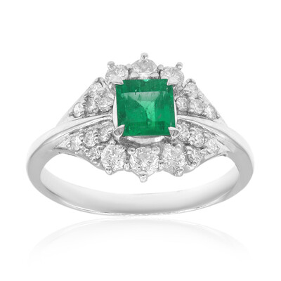 AAA-Sambia-Smaragd-Platinring (CIRARI)