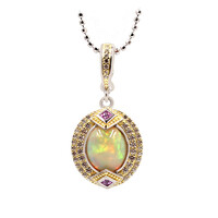 Welo-Opal-Silberhalskette (Dallas Prince Designs)