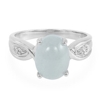 Aquamarin-Silberring