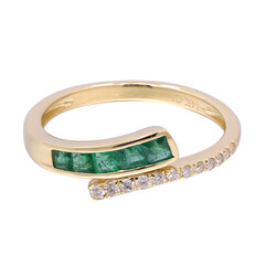 AAA-Sambia-Smaragd-Goldring (CIRARI)