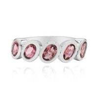 Pinkfarbener Turmalin-Silberring