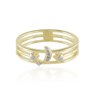 I2 (I) Diamant-Silberring