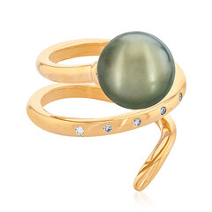 Tahitiperlen-Goldring