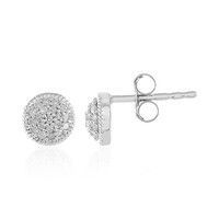 I3 (J) Diamant-Silberohrringe