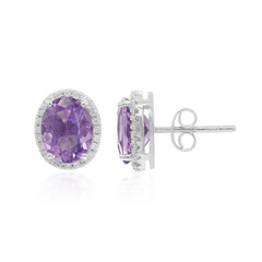 Amethyst-Silberohrringe
