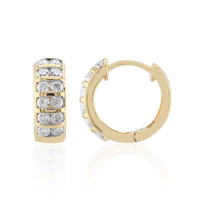 SI1 (G) Brillant-Goldohrringe (Annette)