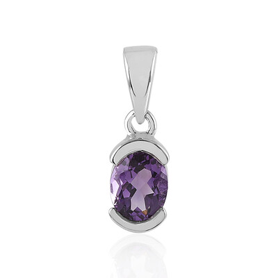 Uruguay-Amethyst-Silberanhänger