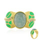 Brasilianischer Aquamarin-Silberring