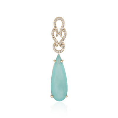 Paraiba-Opal-Goldanhänger (AMAYANI)