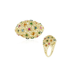Turmalin-Goldring (Ornaments by de Melo)