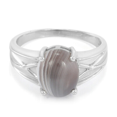 Botswana-Achat-Silberring