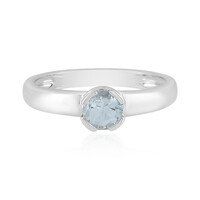Brasilianischer Aquamarin-Silberring