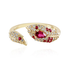 Rubellit-Goldring