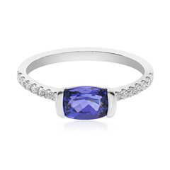 AAA-Tansanit-Goldring (CIRARI)